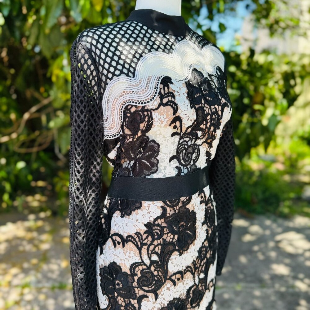 Self Portrait Lace Midi Dress US Size 10